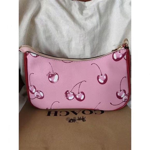 COACH Teri Shoulder Bag With Cherry Print CR290 - Picture 4 of 5